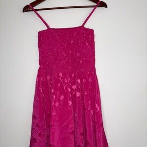 Japna Pink Floral Mini Dress